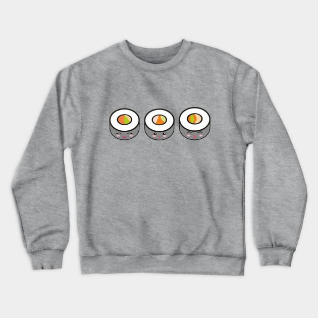 Sushi kawaii Crewneck Sweatshirt by Pendientera